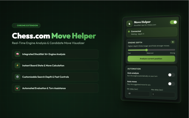 Chess.com Move Helper Interface Preview
